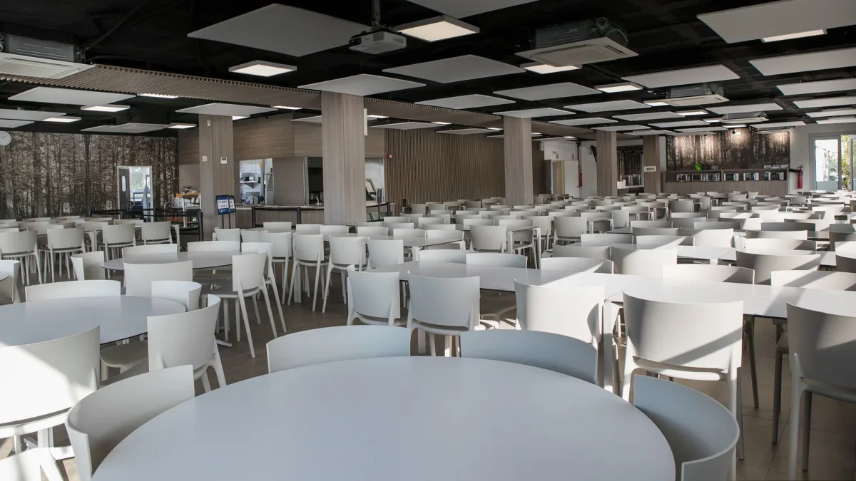 Cafeteria wide angle