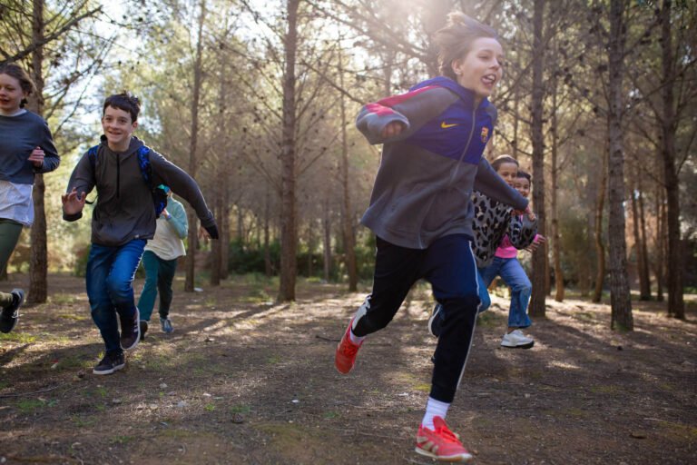 learnlife village hub learners in the forest 768x512