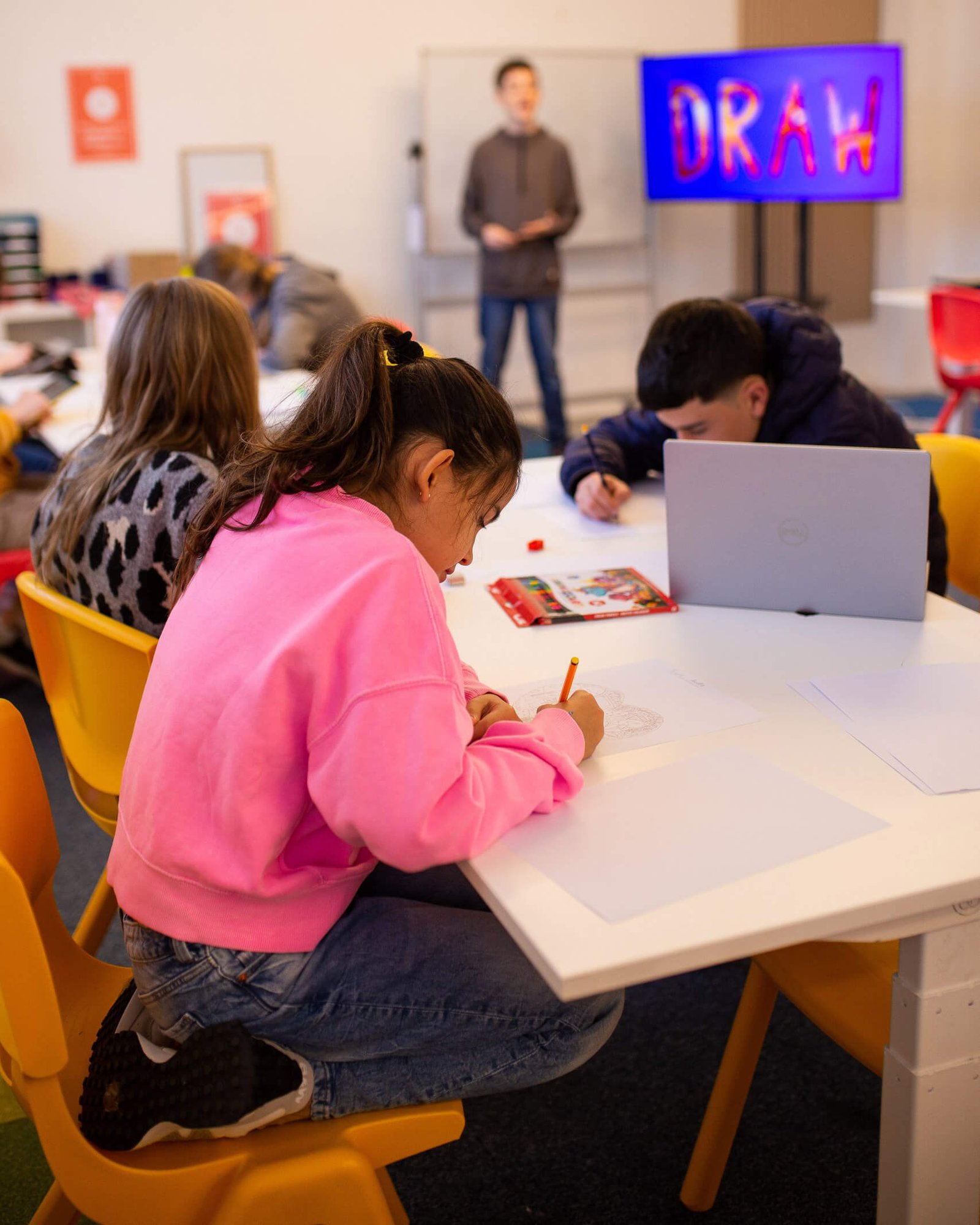 learnlife village hub learnrers in art class